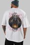 Odin 3 Back Printed White Oversize T-Shirt Men Women Cotton Crew Neck T-Shirt - 5