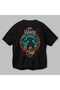 Hrungnir Back Printed Black Oversize T-Shirt Men Women Cotton Crew Neck T-Shirt - 3