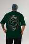 Viking Mythology 25 Back Printed Green Oversize T-Shirt Men Women Cotton Crewneck Tshirt