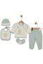 Unisex Starry Teddy Bear 5-Piece Hospital Discharge Bodysuit Set - 100% Cotton - 2