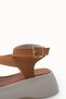 Maia Gioia Women's Sandals 0012810 Tan Leather Textured - 2