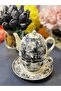 Esterhomedecor Porcelain Teapot and Teacup Set - 2