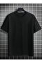 Pocket Pandas T-Shirt - Black Printed Oversize Crew Neck Short Sleeve Loose - 2