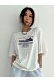 Age Of Steam T-Shirt - White Printed Crew Neck Oversize Short Sleeve - 3