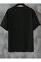 Brooklyn up T-Shirt - Black Printed Oversize Crew Neck Short Sleeve Loose Fit - 2