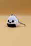 Knitted Patterned Onigiri Keychain (Plastic) - 3