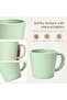 Earth Friendly Majestic Cup | Made with Rice Husk | Microwave Safe | 375 ml | Set of 4 - 4