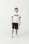 Warrior Strength Printed Boys' Shorts - T-Shirt Set