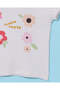 Infant Girls White Printed T-Shirt - 3