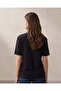 Women Black Solid T-Shirt - 2