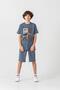 Heart of the World Printed Pocket Bottom New York Amazing City Printed Boys' Shorts - T-Shirt Set