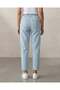 Women Blue Solid Elasticated Jeans - 4