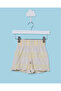 Infant Girls Yellow Seersucker Casual Set (2 Piece) - 3