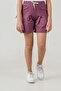 Life Is Good Printed Pockets Bowknot Girls' Shorts - 2