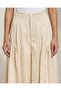 Women Beige Solid Wide Leg Trousers - 5