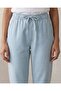 Women Blue Solid Elasticated Jeans - 5