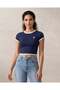 Women Navy Twofer T-Shirt - 3
