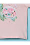 Infant Girls Pink Turtle Printed T-Shirt - 4