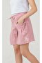 Life Is Good Printed Pockets Bowknot Girls' Shorts - 5