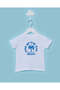 Infant Boys Blue Denim Printed Casual Set (2 Piece) - 2