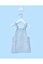 Infant Girls White Dungaree With T-Shirt Set (2 Piece) - 3