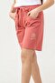Dreams Embroidered Girls' Shorts with Belt Bow and Ribbon - 4
