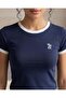 Women Navy Twofer T-Shirt - 6