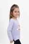 Girl's Printed Crew Neck Long Sleeve T-Shirt - 2