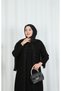 Stoned Sleeves Plus Size Double Set Mother Set Black Hnt7097 - 7