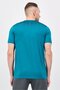 Men Sportswear Fit Short Sleeve Training T-Shirt, Teal Green - 2
