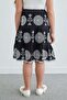 Elastic Waist Brode Embroidered Girls' Skirt - 6