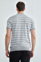 Striped Crew Neck Knitwear T-Shirt - 8