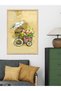 Tulips and Birds One-Piece Wooden Framed Painting - 3