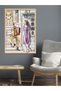 Street Artist and Woman One Piece Wooden Framed Painting - 3