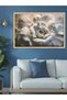 Textured Appearance White Flower One-Piece Wooden Framed Painting - 3