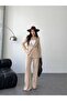 Belden Pleated Jacket and Wide-Let Pants Suit - 6