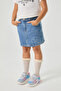 Girl Blue Skirt - 3