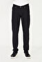 Black Straight Cut Modern Casual Jean Trousers