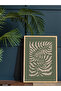 Boho Style Plant One-Piece Wooden Framed Painting - 2