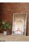 Two Pink Flamingo One-Piece Wooden Framed Paintings