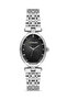 Women's Wristwatch Quartz Movement Silver Steel Band, Silver Dial with Stone Detail Oval Case Dm-00105L-A2