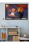 Couple under the Rain One Piece Black Wooden Framed Painting - 2