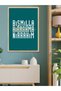 Bismillahirrahmanirrahim One Piece Wooden Framed Painting - 3