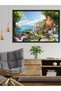 Street View Facing the Sea One-Piece Black Wooden Framed Painting - 2