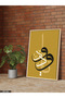 Line Art Hz. Muhammad One Piece Wooden Framed Painting