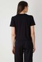 Front Gathered Blouse with Chain Accessory - 5