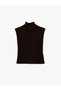 Turtleneck Sweater with Button Closure on the Sides - 4