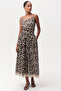 High Waist Zipper Pocket Midi Skirt - 4