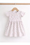 Infant Girls 2-Pack Rib Dresses (Floral & Pink Stripe) - 3