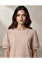 Women Elbow Sleeves Jersey Top - 6